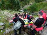 Stretcher carry from Stickle Ghyll