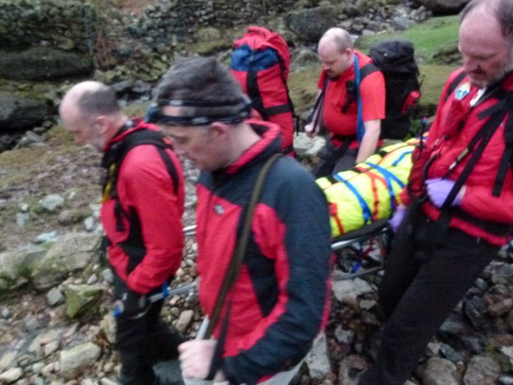 17th Feb 2011, stretcher carry