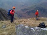 Desending gully on Gimmer